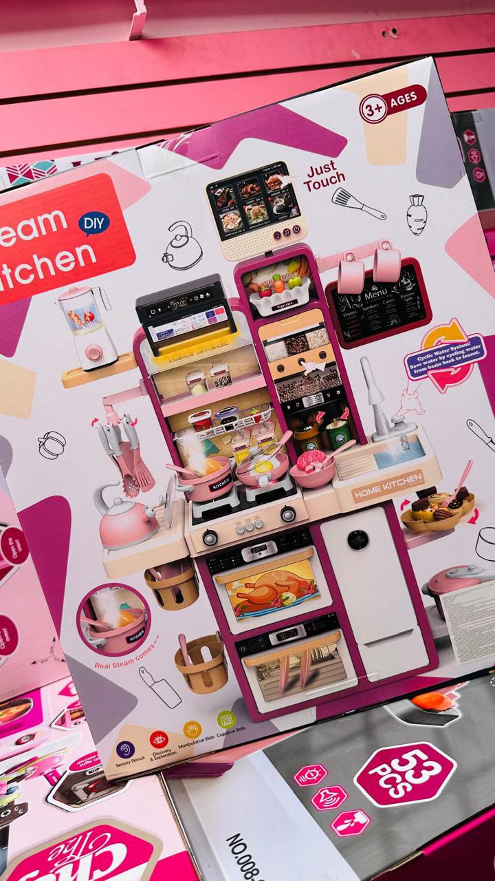 COCINA GRANDE DREAM KITCHEN 97 CM PARA NIÑAS SÚPER COMPLETA