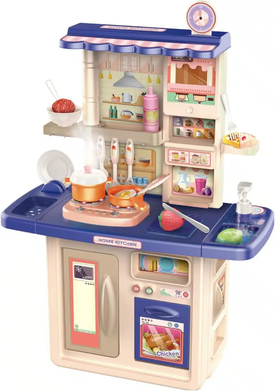 COCINA MEDIANA 86 CM PARA NIÑAS. LUZ SONIDO AGUA
