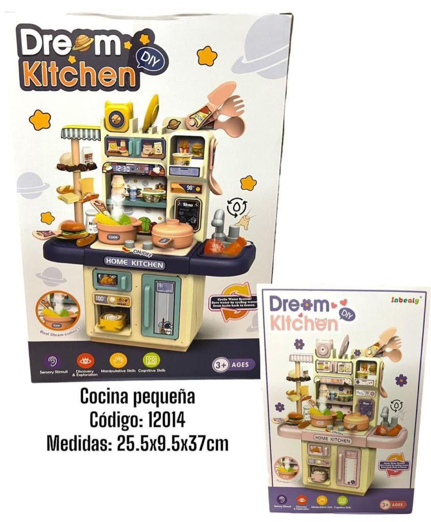 HERMOSA COCINA PEQUEÑA FUNCIÓN AGUA DE JUGUETE PARA NIÑOS Y NIÑAS