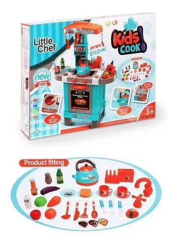 Cocina para niñas con luz y sonido 87 cm